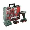 Metabo Akku-Bohrschrauber BS 18 Set, 2x 2.0 Ah