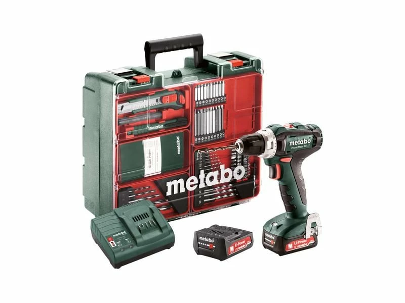 Metabo Akku-Bohrschrauber PowerMaxx BS 12 Set Kit 3 Metabo Akku-Bohrschrauber PowerMaxx BS 12 Set Kit