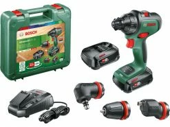 Bosch Akku-Bohrschrauber AdvancedDrill 18 Kit inkl. 3 Aufsätze
