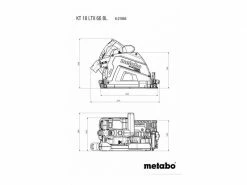 Metabo Akku-Handkreissäge KT 18 LTX 66 BL Solo -Laden Elektrowerkzeuge 195583842 xxl 1
