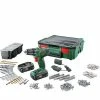 Bosch Akku-Bohrschrauber PSR 1800 LI-2 + System Box mit Zubehör
