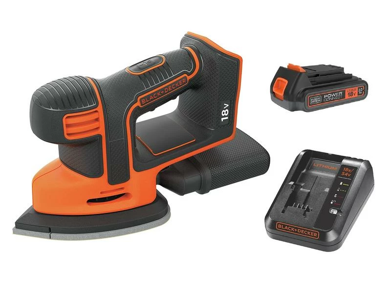 BLACK+DECKER Akku-Bandschleifer Mouse BDCDS18N Kit 18 V 3 BLACK+DECKER Akku-Bandschleifer Mouse BDCDS18N Kit 18 V