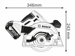 Bosch Professional Akku-Kreissäge GKS 18V-57 G L-Boxx Set -Laden Elektrowerkzeuge 218884880 xxl