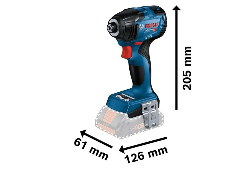 Bosch Professional Akku-Schlagschrauber GDR 18V-210 C Set 4 Bosch Professional Akku-Schlagschrauber GDR 18V-210 C Set – Bild 2