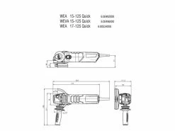 Metabo Winkelschleifer WEV 17-125 Quick -Laden Elektrowerkzeuge 219546871 xxl