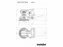 Metabo Akku-Exzenterschleifer SXA 18 LTX 125 BL Solo -Laden Elektrowerkzeuge 219571284 xxl