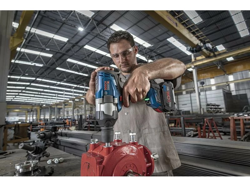 Bosch Professional Akku-Schlagschrauber GDS 18V-1050 H Biturbo 2x 8.0Ah ProCORE 7 Bosch Professional Akku-Schlagschrauber GDS 18V-1050 H Biturbo 2x 8.0Ah ProCORE – Bild 5