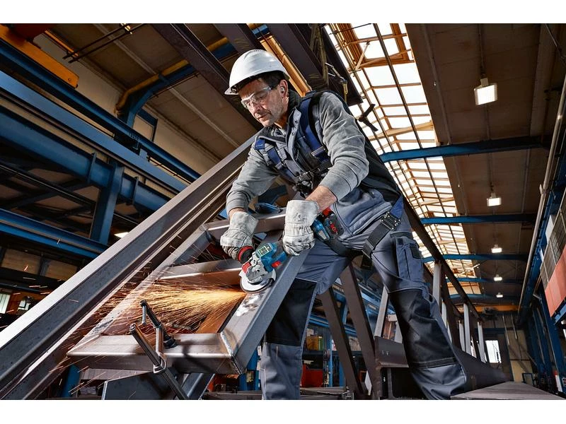 Bosch Professional Akku-Winkelschleifer GWX 18V-15 SC Biturbo X-LOCK, 2x 5.5Ah 6 Bosch Professional Akku-Winkelschleifer GWX 18V-15 SC Biturbo X-LOCK, 2x 5.5Ah – Bild 4