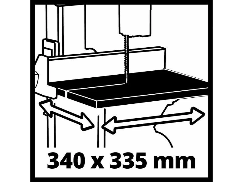 Einhell Bandsäge TC-SB 245 L 14 Einhell Bandsäge TC-SB 245 L – Bild 12