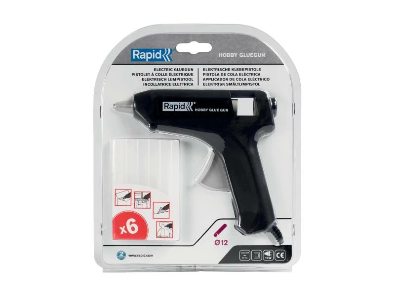Rapid Heissklebepistole Hobby 12 mm 4 Rapid Heissklebepistole Hobby 12 mm – Bild 2
