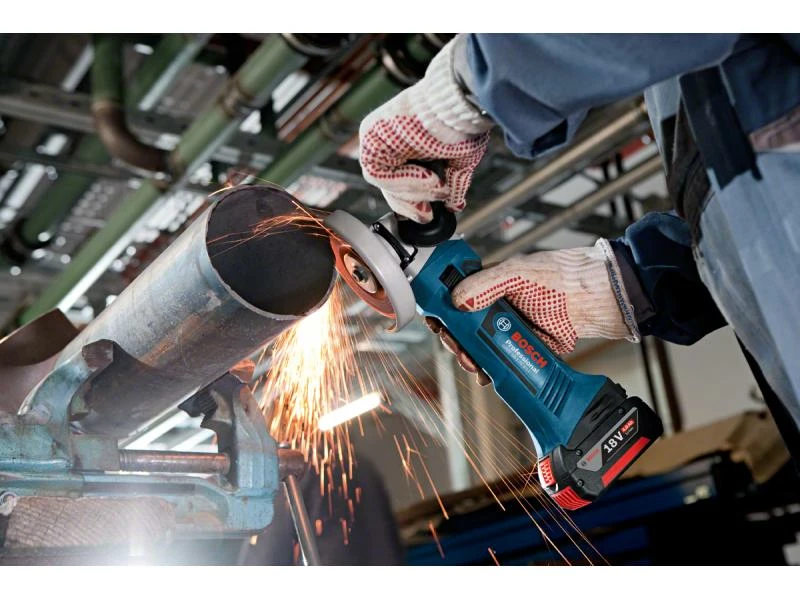 Bosch Professional Winkelschleifer GWS 18-125V-LI Solo Blau/Schwarz 5 Bosch Professional Winkelschleifer GWS 18-125V-LI Solo Blau/Schwarz – Bild 3