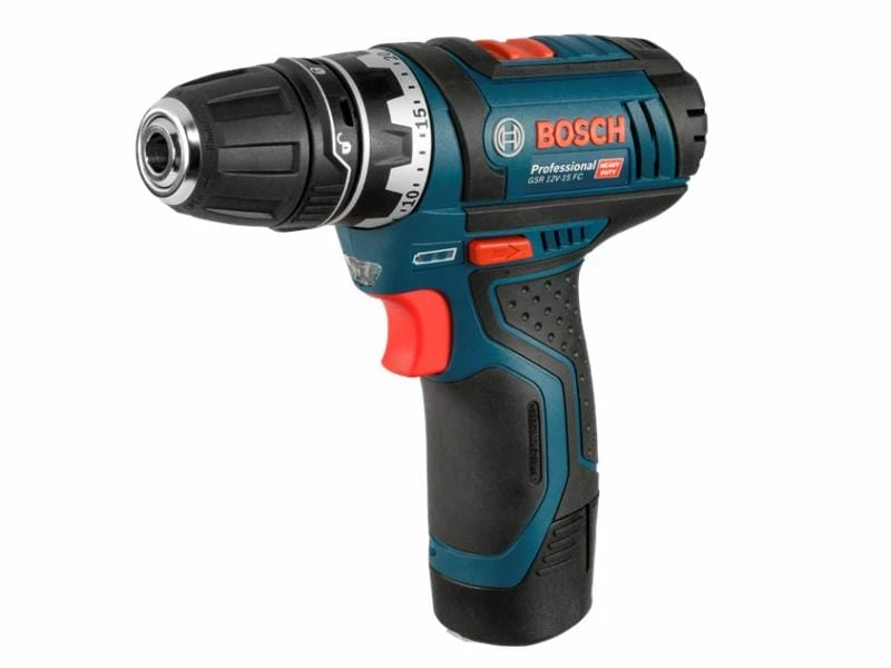 Bosch Professional Akku-Bohrschrauber GSR 12 V-15 FC Kit 2x 2.0 Ah + Aufsätze 9 Bosch Professional Akku-Bohrschrauber GSR 12 V-15 FC Kit 2x 2.0 Ah + Aufsätze – Bild 7