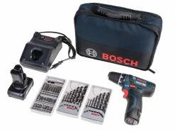 Bosch Professional Akku-Bohrschrauber GSR 12V-15 Kit 1x 4.0 Ah + 1x 2.0 Ah -Laden Elektrowerkzeuge 54054312 xxl
