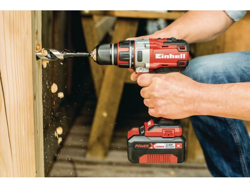 Einhell Akku-Schlagbohrschrauber TE-CD 18 Li-i Brushless Kit 10 Einhell Akku-Schlagbohrschrauber TE-CD 18 Li-i Brushless Kit – Bild 8