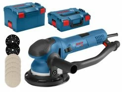 Bosch Professional Exzenterschleifer Kit GET 75-150 mit Zubehör-Set M480